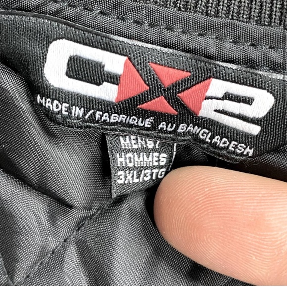 CX2 Black Quilted Zip Front Vest 3XL - Picture 3 of 13